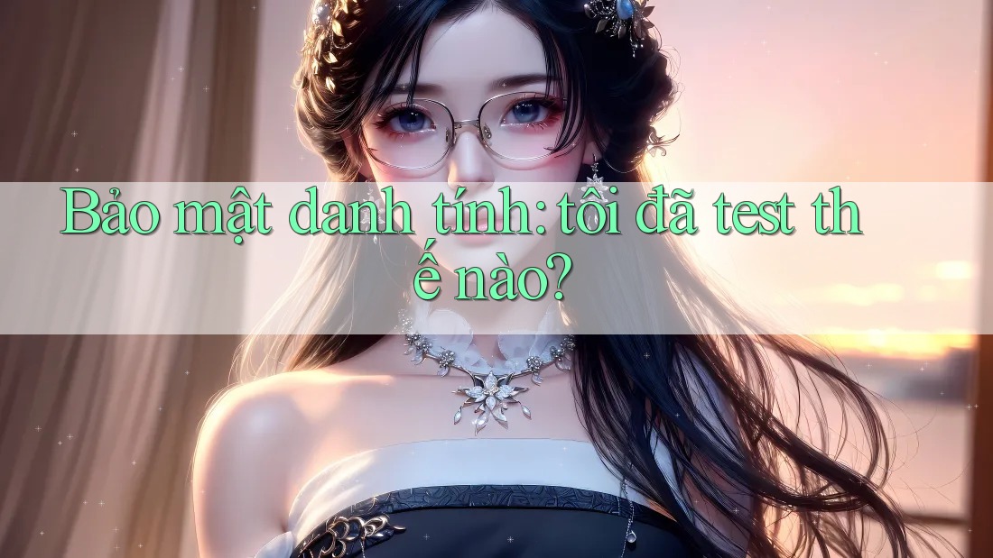 Bảo mật danh tính: tôi đã test thế nào?