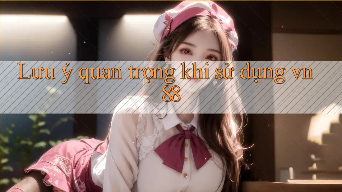 Lưu ý quan trọng khi sử dụng Vn88