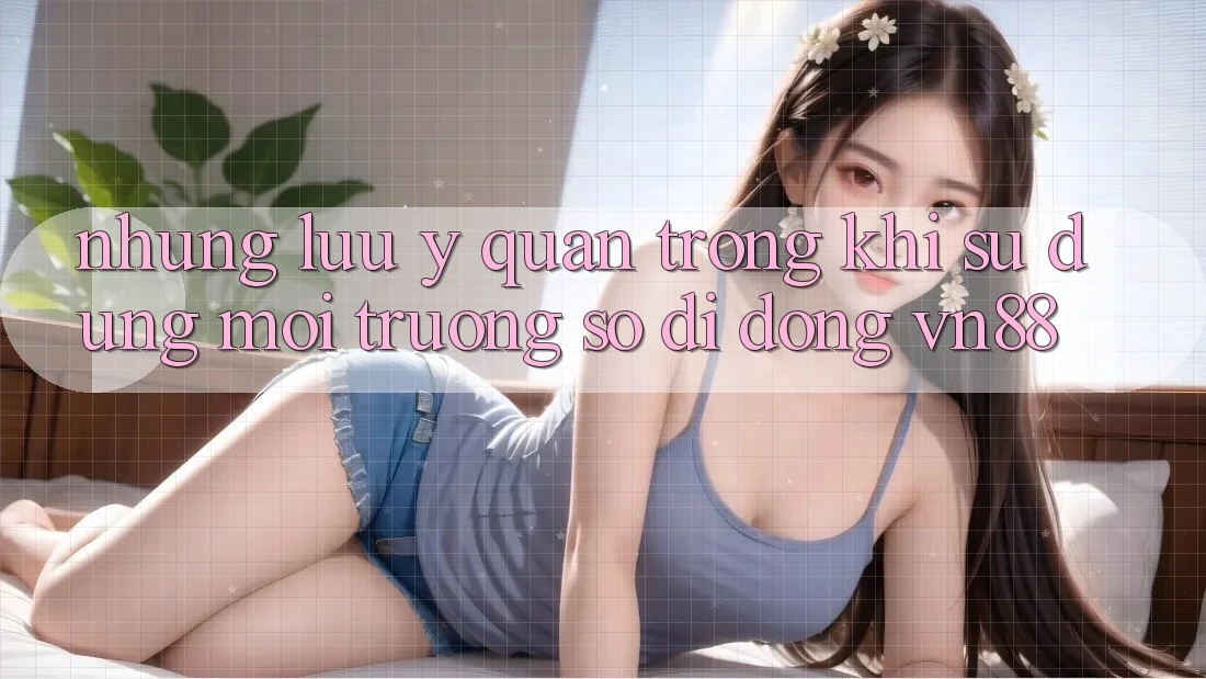 Những Lưu Ý Quan Trọng Khi Sử Dụng Môi trường số di động VN88 Những Lưu Ý Quan Trọng Khi Sử Dụng Môi trường số di động VN88