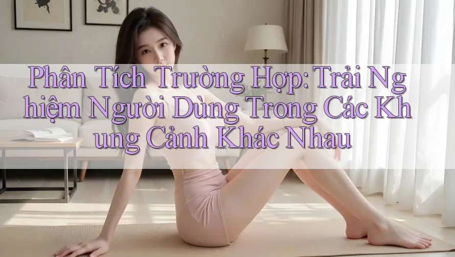 Phân Tích Trường Hợp: Trải Nghiệm Người Dùng Trong Các Khung Cảnh Khác Nhau Phân Tích Trường Hợp: Trải Nghiệm Người Dùng Trong Các Khung Cảnh Khác Nhau