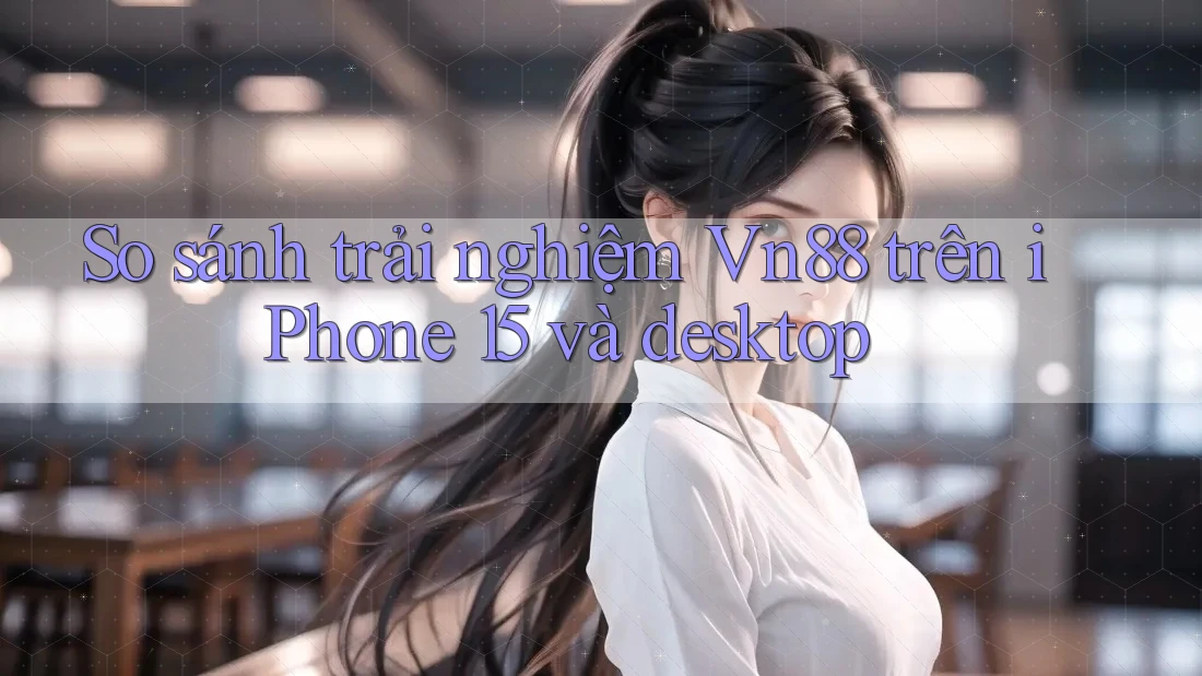 So sánh trải nghiệm Vn88 trên iPhone 15 và desktop