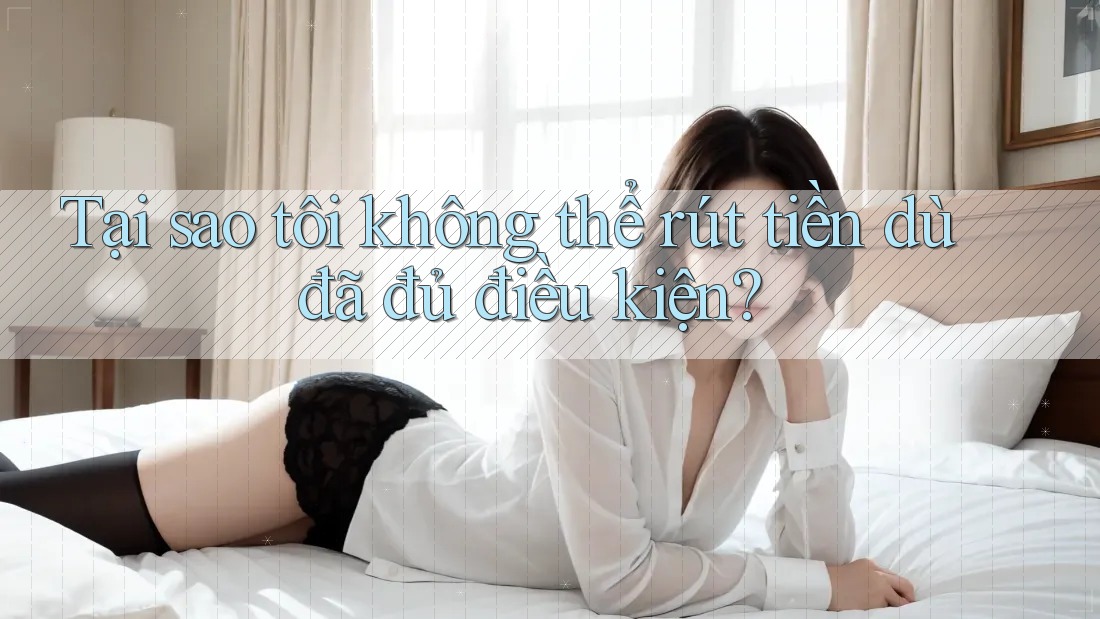 Tại sao tôi không thể rút tiền dù đã đủ điều kiện? Tại sao tôi không thể rút tiền dù đã đủ điều kiện?
