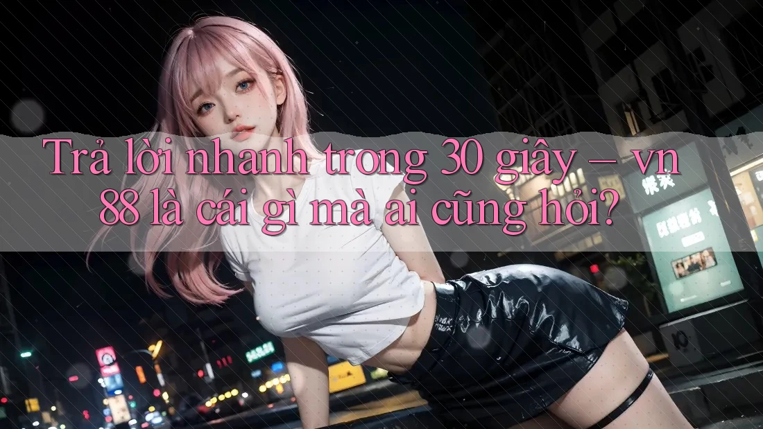 Trả lời nhanh trong 30 giây – vn88 là cái gì mà ai cũng hỏi?