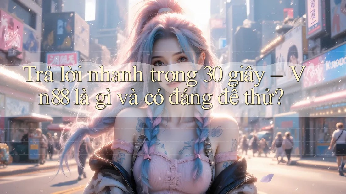 Trả lời nhanh trong 30 giây – Vn88 là gì và có đáng để thử?