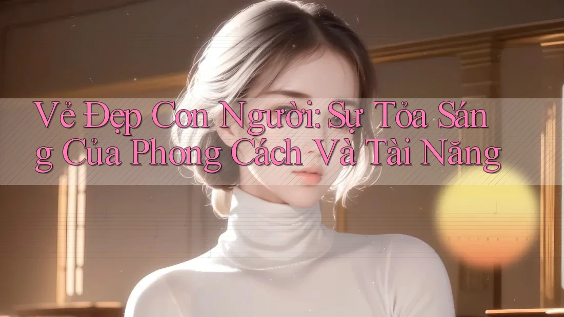 Vẻ Đẹp Con Người: Sự Tỏa Sáng Của Phong Cách Và Tài Năng